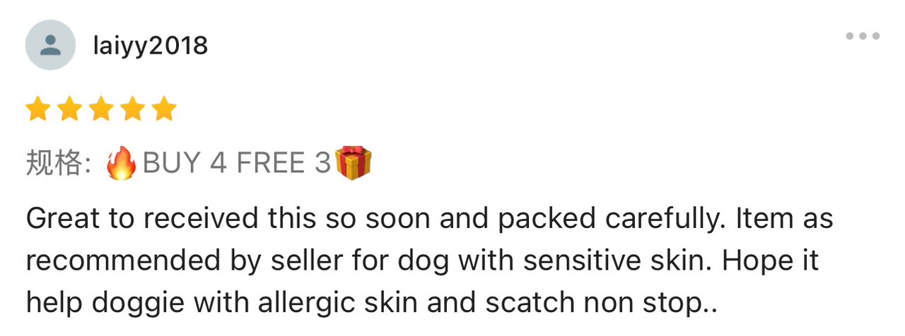 Genuine FUNFFY five-star customer review